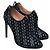 Alaïa Bottines ALAIA T.EU 37.5 Suède Noir - vue 7