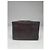 Céline Clutch in pelle vintage Celine Paris nera e rossa Marrone - vista 10