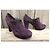 Autre Marque Botines Mine de Rien de ante violeta oscuro Morado oscuro - vista 2