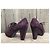 Autre Marque Botines Mine de Rien de ante violeta oscuro Morado oscuro - vista 4