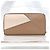 Runder Langer Geldbeutel Loewe Weiß Beige - Ansicht 3