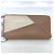 Runder Langer Geldbeutel Loewe Weiß Beige - Ansicht 7