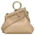 Fendi Charm First Nano Keyring Beige Golden  ref.2113252