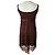 Autre Marque Braunes Spitzenkleid - Ansicht 4