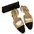 Sandali Slingback Chanel in pelle beige