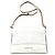 Borsa a pochette Barbara Bui, croco crema, in pelle di vitello 100%, nuova Bianco sporco