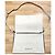 Borsa a pochette Barbara Bui, croco crema, in pelle di vitello 100%, nuova Bianco sporco - vista 10