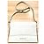 Borsa a pochette Barbara Bui, croco crema, in pelle di vitello 100%, nuova Bianco sporco - vista 15
