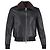 Autre Marque Giacca bomber con zip in pelle nera Mr. P. Shear Trim Nero