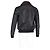 Autre Marque Giacca bomber con zip in pelle nera Mr. P. Shear Trim Nero - vista 6