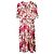 Diane Von Furstenberg Midikleid mit floralem Druck aus mehrfarbigem Baumwollstoff Mehrfarben