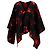 Reversibles Poncho von Dsquared2 aus roter Wolle
