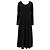 Vestido maxi plisado de jersey Max Mara Leisure en viscosa negra Negro