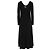 Vestido maxi plisado de jersey Max Mara Leisure en viscosa negra Negro - vista 3