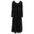 Vestido maxi plisado de jersey Max Mara Leisure en viscosa negra Negro - vista 7