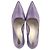 Décolleté a punta Victoria Beckham in pelle viola Porpora - vista 3