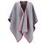 Grau Woll-Poncho mit Nahtkante von Rick Owens - Ansicht 5