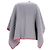 Grau Woll-Poncho mit Nahtkante von Rick Owens - Ansicht 7