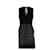 Vestido YVES SAINT LAURENT T.FR 40 Seda Negro  - vista 2