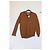 Crimson Beige Boyfriend-Cardigan - Größe L Braun - Ansicht 4