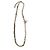 Chanel collana lunga in metallo perle e vetro Silver hardware