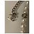 Chanel collana lunga in metallo perle e vetro Silver hardware - vista 5
