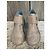 Autre Marque Botines Pascualon de piel beige - vista 3