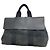 Hermès Borsa tote Hermes Valparaiso Toile Chevron Nera Nero