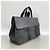 Hermès Borsa tote Hermes Valparaiso Toile Chevron Nera Nero - vista 2