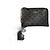 Céline Monedero/cartera con cremallera de lona Triomphe de CELINE negro
