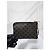 Céline Monedero/cartera con cremallera de lona Triomphe de CELINE negro - vista 11