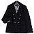 Chanel Neue zeitlose schwarze Tweedjacke 40 FR