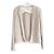 Chaqueta de tweed de algodón beige IRO Shavani