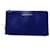 BURBERRY Patent Constantine Continental Wallet Blue  - view 1