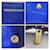 BURBERRY Patent Constantine Continental Wallet Blue  - view 5