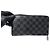 LOUIS VUITTON Damier Graphite Canvas Zippy Organizer Wallet Black/Grey