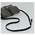 Céline Borsa a spalla in tela Macadam CELINE Navy Auth KD213 Blu navy - vista 7