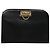 Borsa a spalla Gancini Chain in pelle nera e oro Auth BD929 di Salvatore Ferragamo Nero D'oro - vista 2