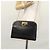 Borsa a spalla Gancini Chain in pelle nera e oro Auth BD929 di Salvatore Ferragamo Nero D'oro - vista 21