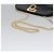 Borsa a spalla Gancini Chain in pelle nera e oro Auth BD929 di Salvatore Ferragamo Nero D'oro - vista 7