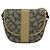 Borsa a spalla SAINT LAURENT in PVC embossé grigio Auth BA782 Marrone - vista 2