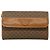 Gucci Borsa a Spalla Micro GG Supreme PVC Beige Oro 004 89 1041 Auth ep7893 D'oro - vista 2
