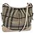 Borsa a spalla Burberry Nova Check PVC Khaki Auth BA711 Cachi