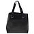 Borsa a mano Gancini in vinile nero Salvatore Ferragamo Auth bs23548 - vista 2