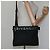 Borsa a spalla GIVENCHY in nylon nero argento autentica bs23553 - vista 22