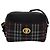 Autre Marque Borsa a Spalla Burberrys Nova Check in Tela Blu Navy e Oro Auth EC762 D'oro - vista 2