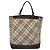 Borsa a mano in tela e pelle beige Burberry Nova Check Blue Label Auth EC545 - vista 2