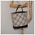 Borsa a mano in tela e pelle beige Burberry Nova Check Blue Label Auth EC545 - vista 21