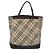 Borsa a mano in tela e pelle beige Burberry Nova Check Blue Label Auth EC545 - vista 3