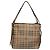 Borsa a spalla Burberry Nova Check PVC Beige Marrone oro Auth BA684 D'oro - vista 3